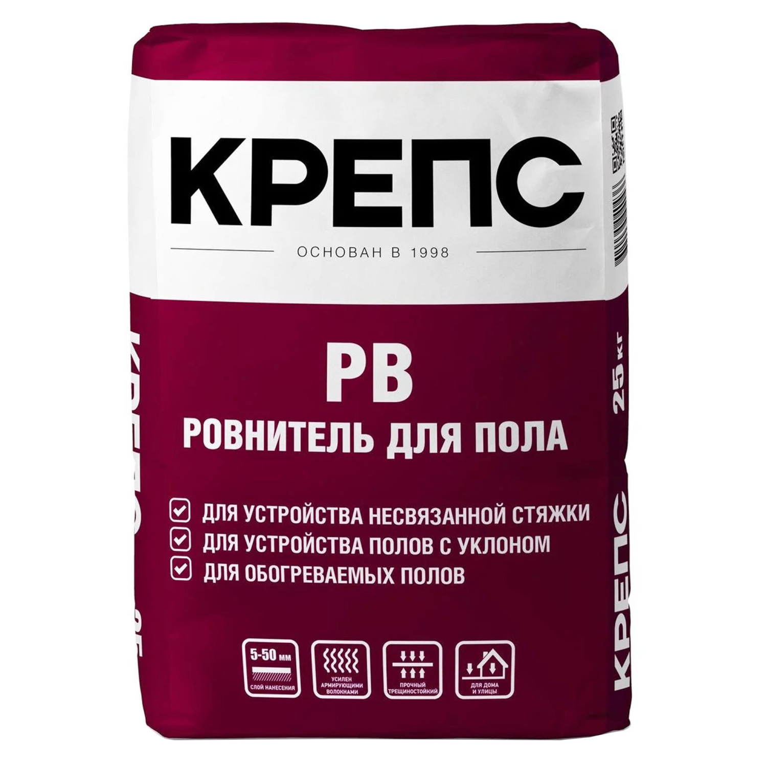 "КРЕПС"пол ровнитель РВ 5-50мм 25кг 