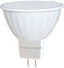 Лампа Св/д ECOLA MR 16 GU5.3 220V 5W 4200 48*50 М7ТV50ELC прозрачное стекло