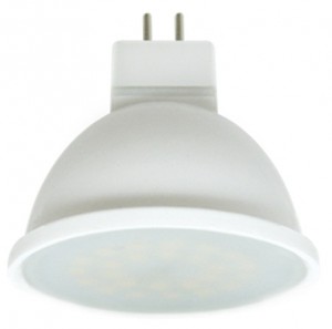Лампа Св/д ECOLA MR 16 GU5.3 220V 7W 2800 48*50 M7МW70ELC матовое стекло