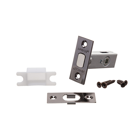 Задвижка дверн.врез.АПЕКС L-0126BN черный никель(квадрат)