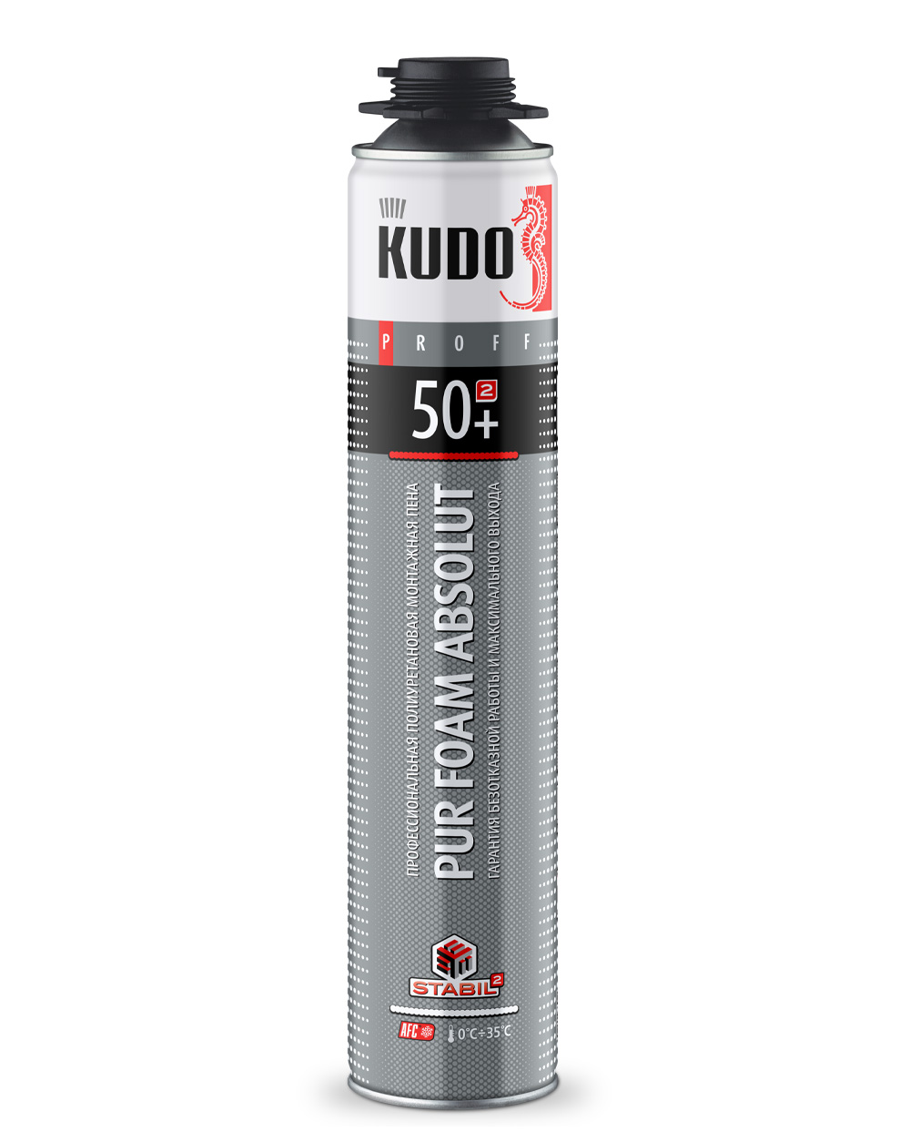 KUDO PROFF 50+ пена полиуретановая монтажная 750мл