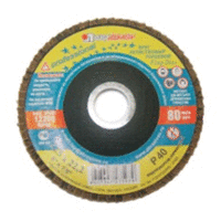 Диск лепестковый торц. "ЛУГА" 150х22, А 40 (Р40)