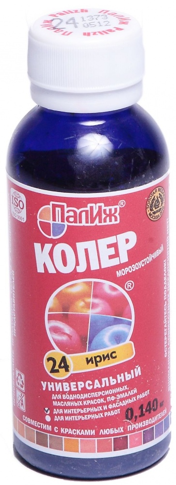 Колер.паста "Палитра" 0,1л №24 ирис