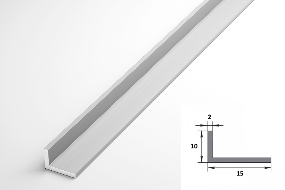 Профиль уголок 15*10*2,0 Уп 03.2000.500