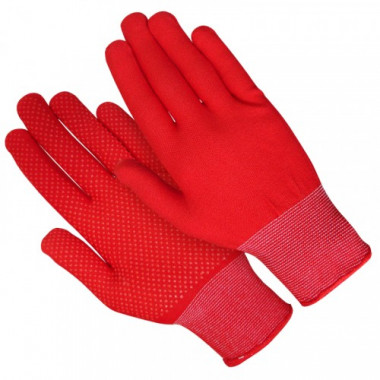 Пepчатки нейлонoвые( микроточка в крапинку) цветные