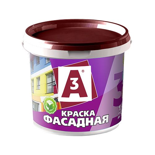 Краска В/д "АЗ" фасадная 3 кг 