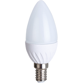 Лампа св/д Ecola свеча E14 5W 2700K 100x37 Light C4TW50ELC