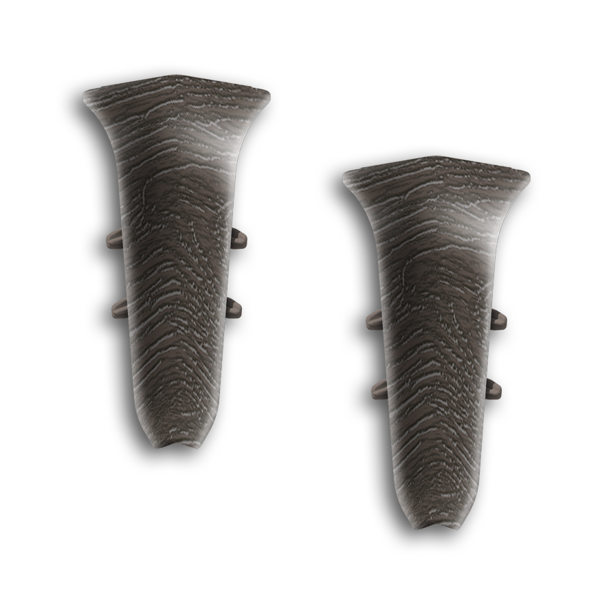 Венге тёмный Внутренний угол для плинтуса "ИДЕАЛ КЛАССИК" 