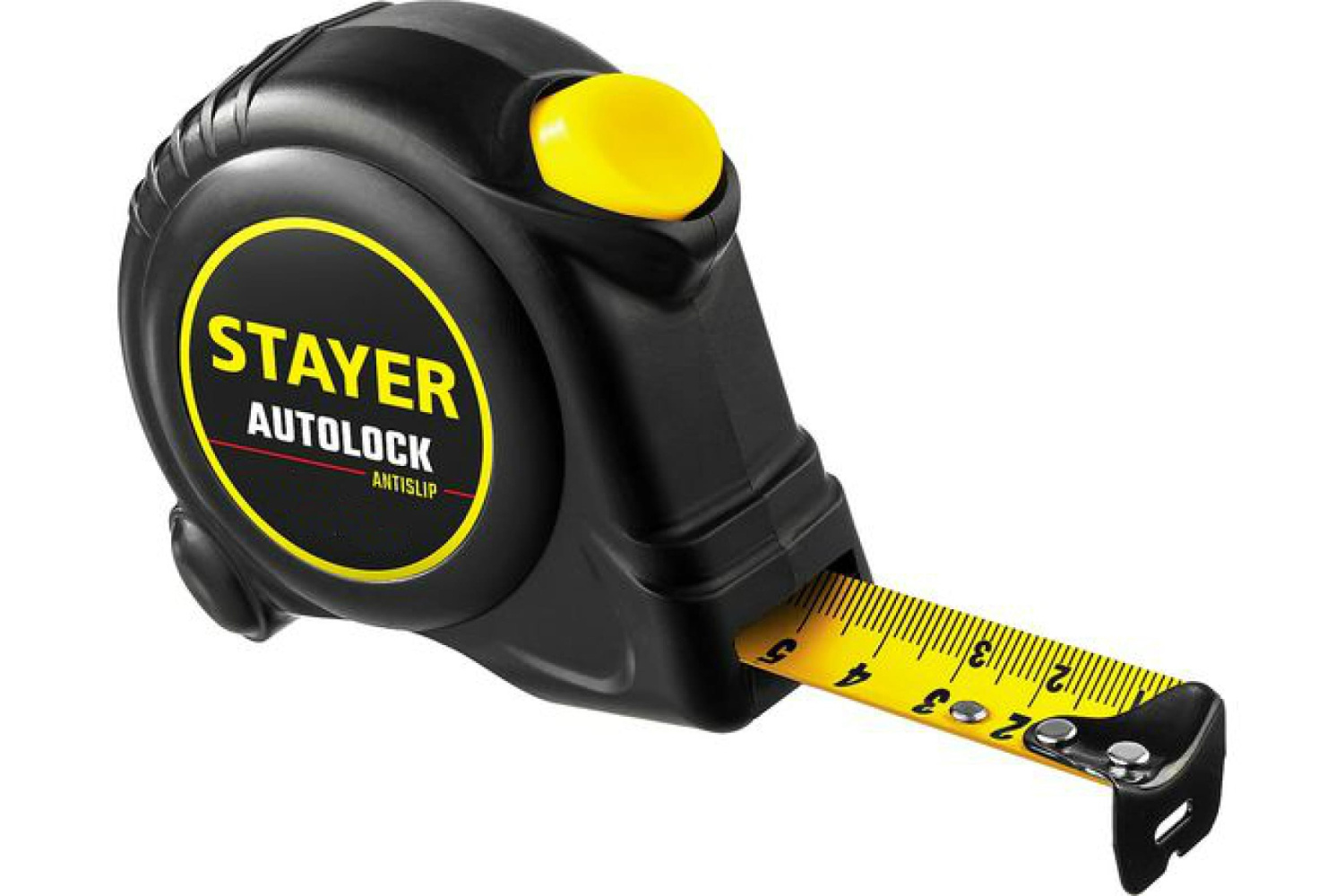 STAYER АutoLock 5м / 19мм рулетка с автостопом