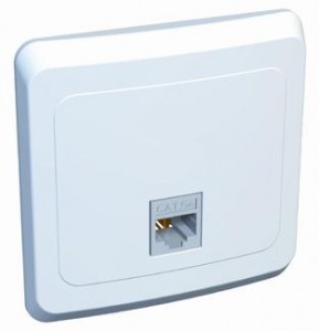 Этюд КОМС-001в розетка компьютерная RJ45