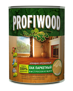 PROFIWOOD ЛАК паркетный атмосф. алкидно-урет. глянцевый 0,7кг/14шт г. Ростов-на-Дону 6272