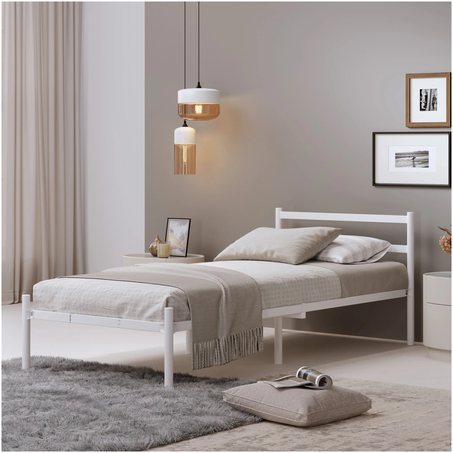 Кровать металлическая "Мета"