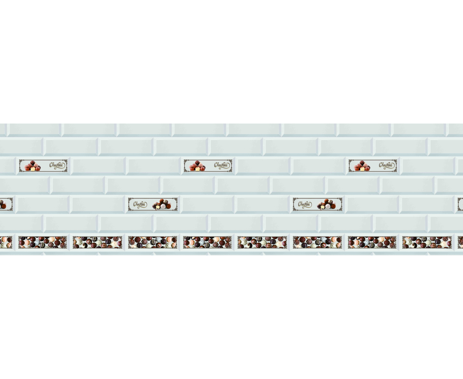 Панель АBS "Керамика CHOKO " фартук 3,0*0,6м *1,5мм STELLA