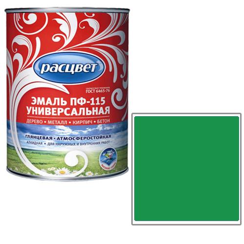 ЭМАЛЬ Универсальная "РАСЦВЕТ" ЗЕЛЕНАЯ 1,9КГ 7132