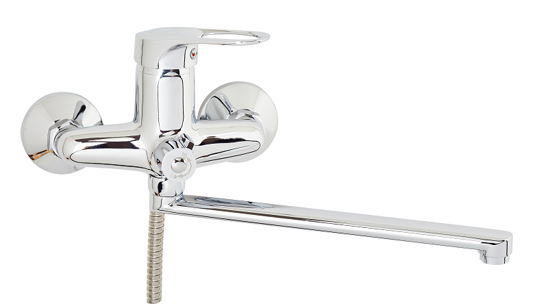 Смеситель Arco Арко ванна 40мм, дивертор к/б в теле, излив 30см, А2009