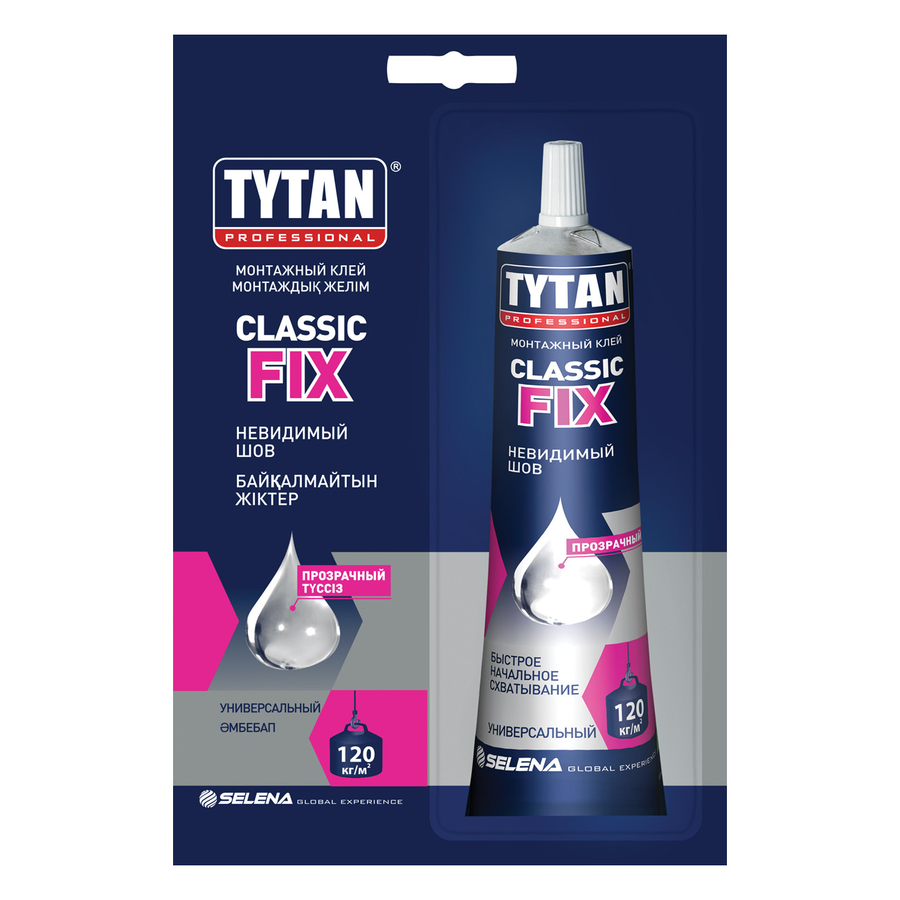 "TYTAN"клей монтажный Classic Fix 100мл тюбик 00388