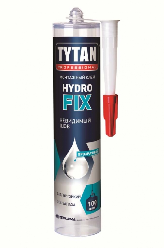 "TYTAN"клей монтажный Hydro Fix 310мл прозрачный 96184