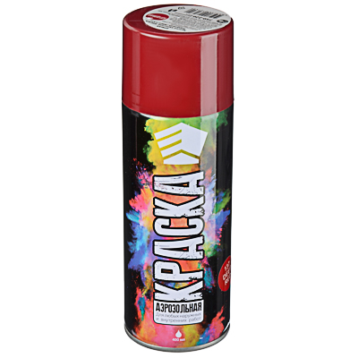 Ермак Краска аэрозоль 400мл, бордовая 9001/137