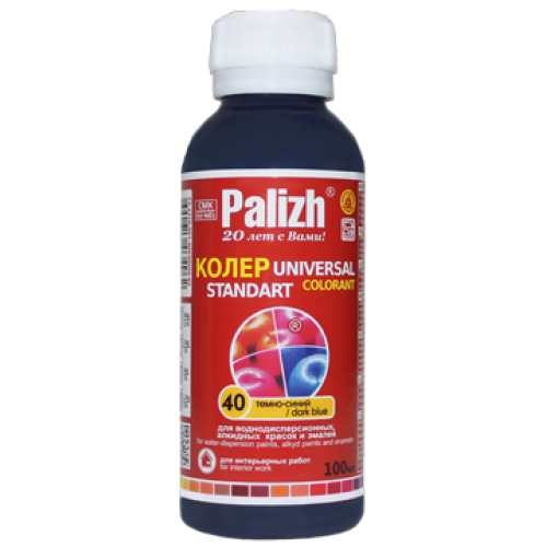 Колер.паста "Палитра" 0,1л №40 тёмно-синий