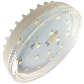 Ecola GX53 св/д 12W 6000K 6K 27x75 прозр. Premium T5SD12ELC