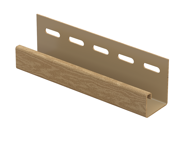СНЯТО Сайдинг "Ю-Пласт" J -трим планка Timber Кедр янтарный 3,05м.