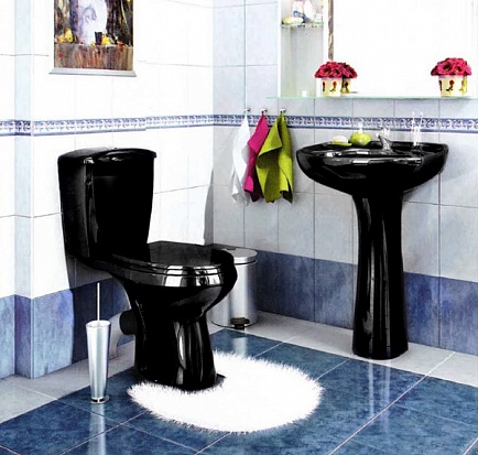 Унитаз-компакт "Элисса" ЧЕРНЫЙ /СТ. Оскол/ Унитаз-компакт "Элисса" ЧЕРНЫЙ /СТ. Оскол/.