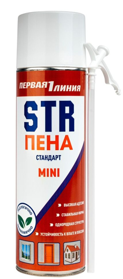 Пена монтажная "Первая линия" бытовая PRO MINI