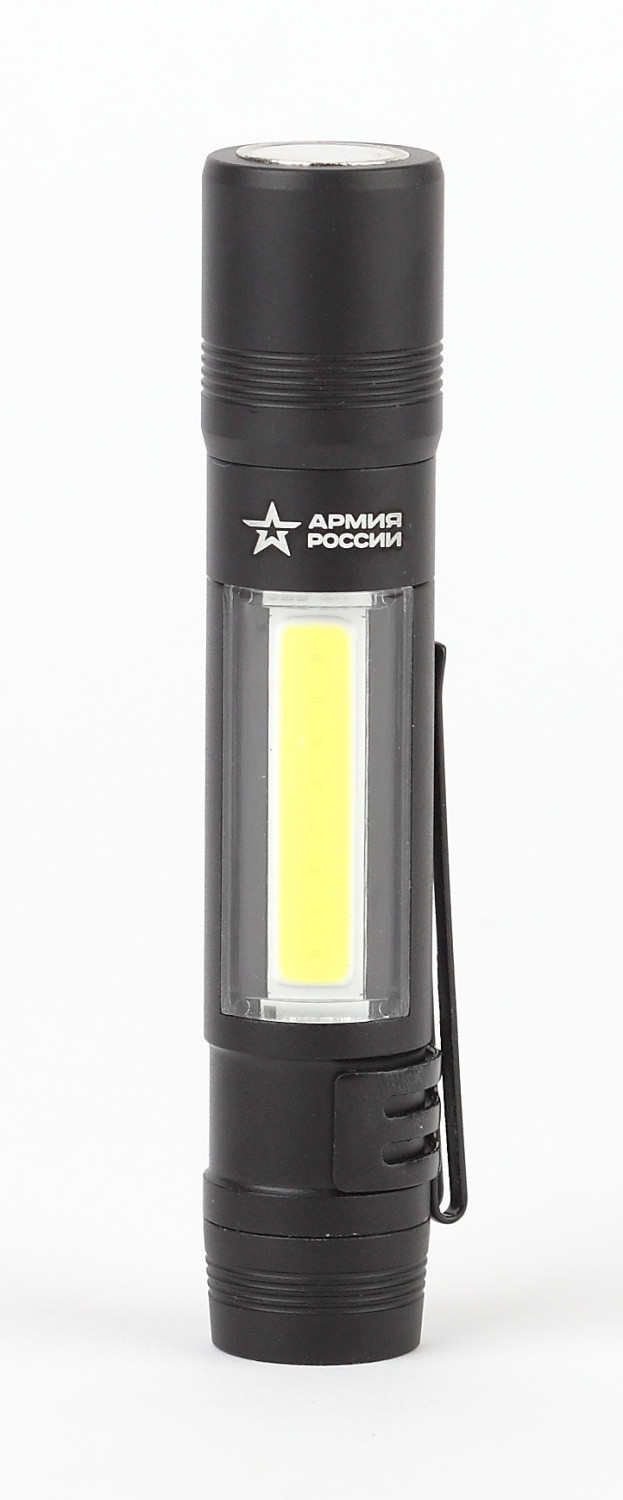 Фонарь ручной "Армия России" Сапер МВ-702 (отвертки, магнит, клипса)