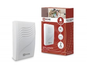 ASD/inHome ЗП-2 звонок проводной сеть, 220V, электрон. Трель белый 3251
