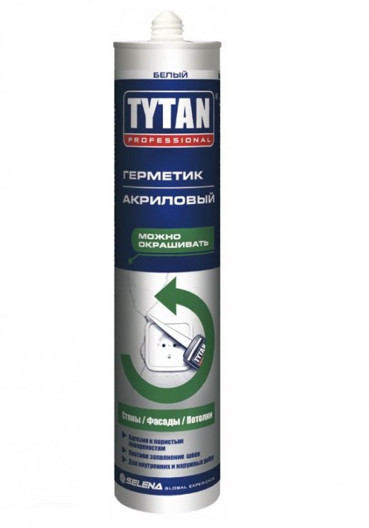 "TYTAN" Professional акриловый белый 280мл герметик 74416