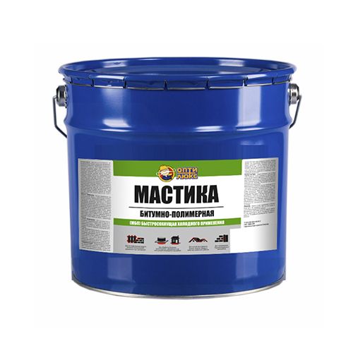 ИЖСИНТЕЗ ОПТИЛЮКС Мастика битумно -полимерная МБП, 1,8кг