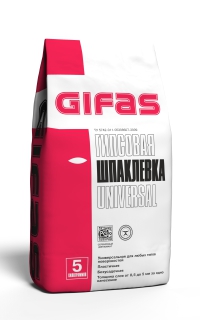 GIFAS Шпаклёвка универс. на гипс.основе UNIVERSAL 3кг