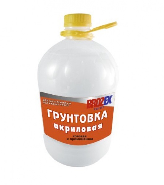 Грунтовка "BROZEX" акриловая готовая к применению (ЛЗК) 5кг