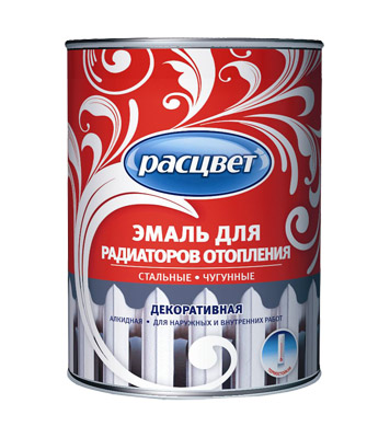 ЭМАЛЬ "РАСЦВЕТ" Для радиаторов отопления 1кг /14 1560