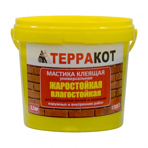 ТЕРРАКОТ Мастика универсальная Жаростойкая 5кг 