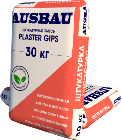 AUSBAU  смесь штукатурная PLASTER GIPS (30кг)