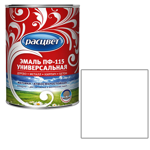 ЭМАЛЬ Универсальная "РАСЦВЕТ" БЕЛАЯ глянц 1,9КГ
