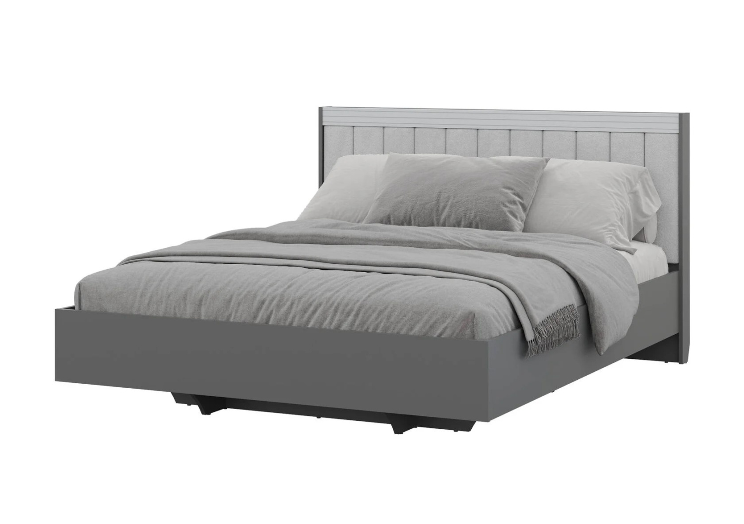 "Стефани" Кровать с мягким изголовьем