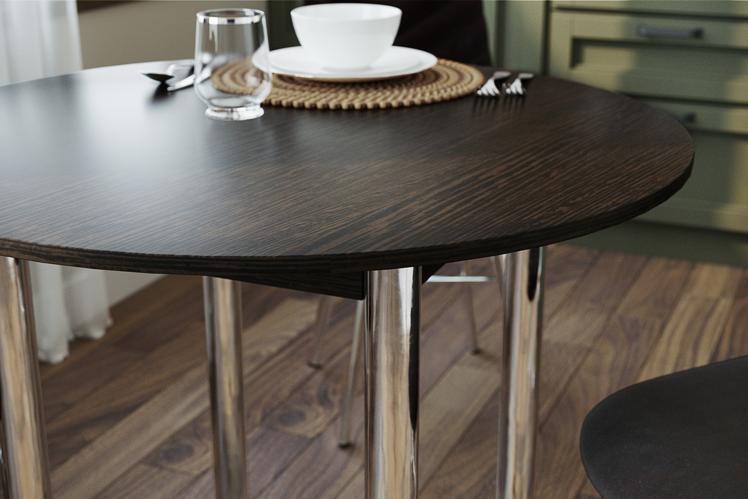 Стол круглый "SUN(Сан)" ЛДСП