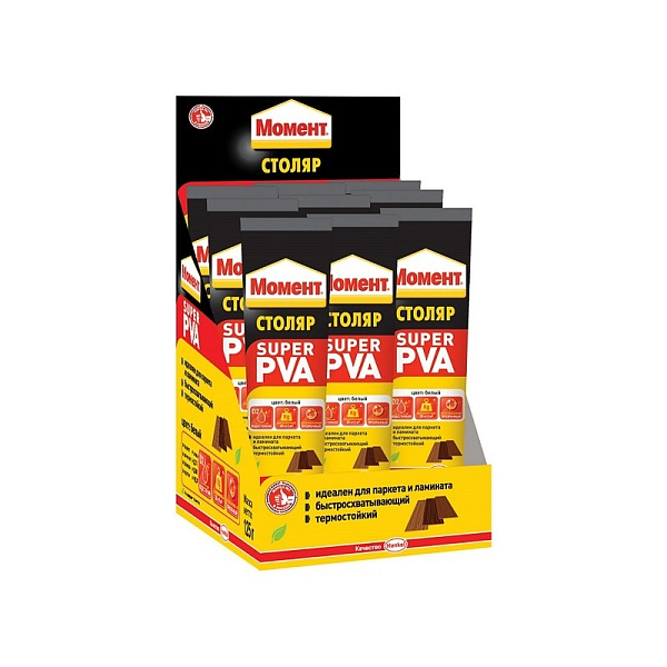 Хенкель МОМЕНТ клей Супер ПВА (125гр) в шоу-боксе 1659846 Хенкель МОМЕНТ клей Супер ПВА (125гр) в шоу-боксе 1659846.