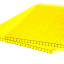 Сотовый поликарбонат жёлтый 4мм*6м*2,1м Сотовый поликарбонат жёлтый 4мм*6м*2,1м.