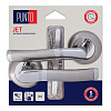 Ручка раздельная Punto LM/A R.TL54 JET/HD SN/CP-3 матовый никель/хром 45585. 