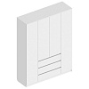 "Бьянко" Шкаф 4-ств. с 3 ящиками. 