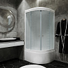 Душевая кабина "Лайт 90*90 Б" 1/4 круга, глуб.подд., Градиент, белый, ДН4. 