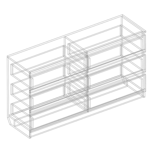 "Бьянко" Комод 6 ящ 1200 без ручек "Бьянко" Комод 6 ящ 1200 без ручек.