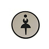 Табличка Fpecs SP-02-INOX-girl. 