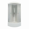 Душевая кабина "Лайт 90*90 А" 1/4 круга, низ.подд., Градиент, белый, ДН4. 