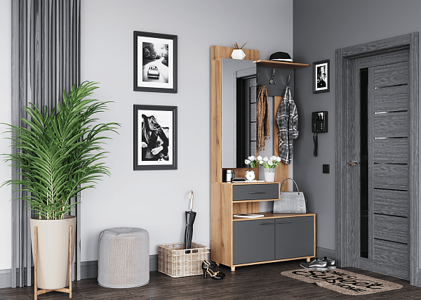 "Граф" Вешалка с зеркалом "Граф" Вешалка с зеркалом.