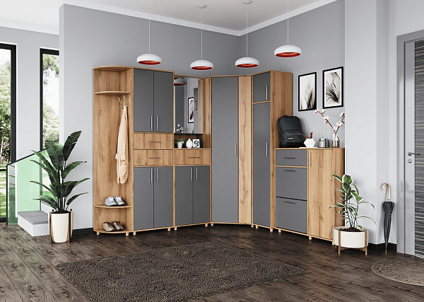 "Граф" Шкаф 2ств с 2 ящ "Граф" Шкаф 2ств с 2 ящ.