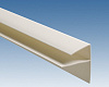 Профиль 10мм  F-образный  белый 3м 45*10*10. 
